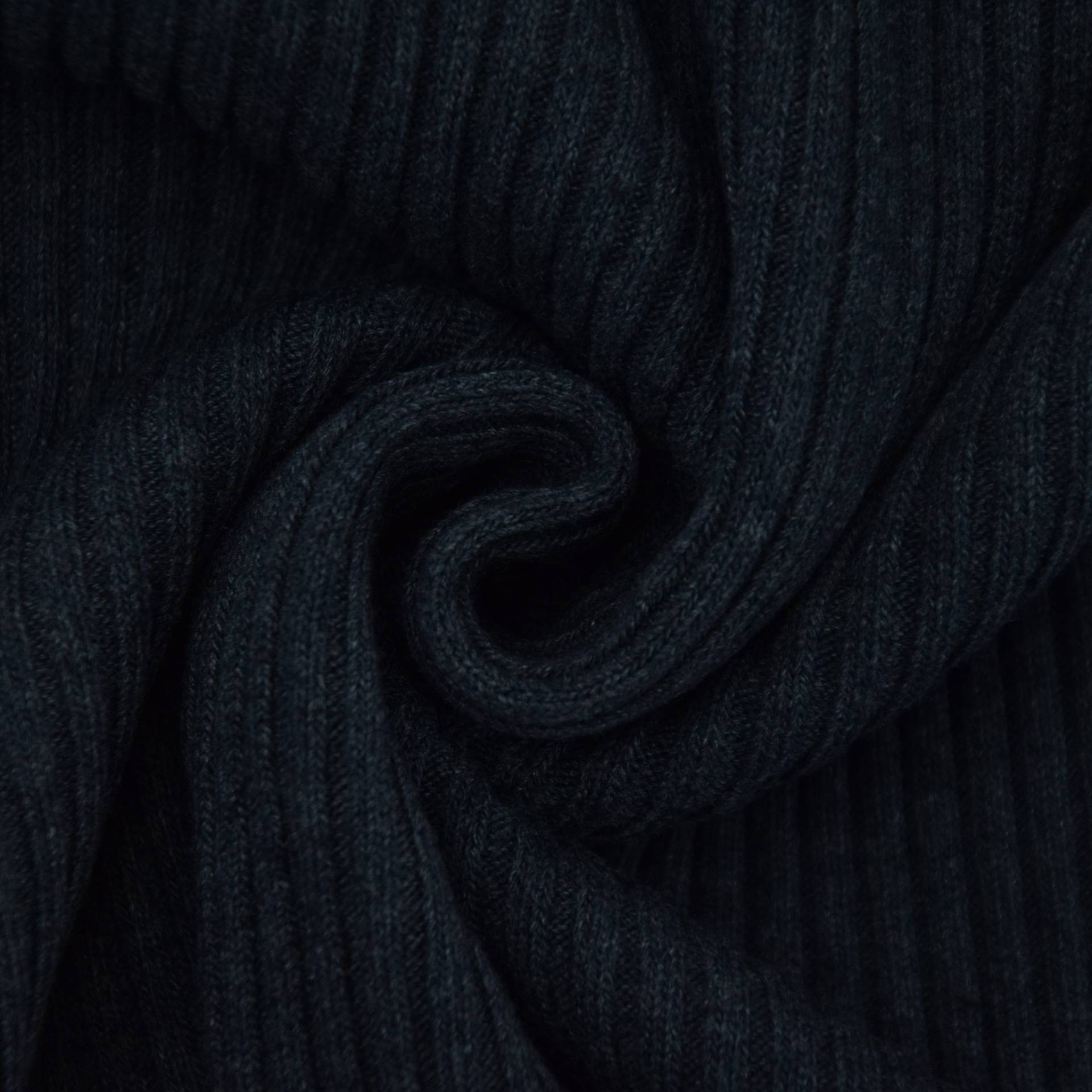 Grobstrickbündchen jeansblau Grobstrickbündchen jeansblau von Stoffe Hemmers