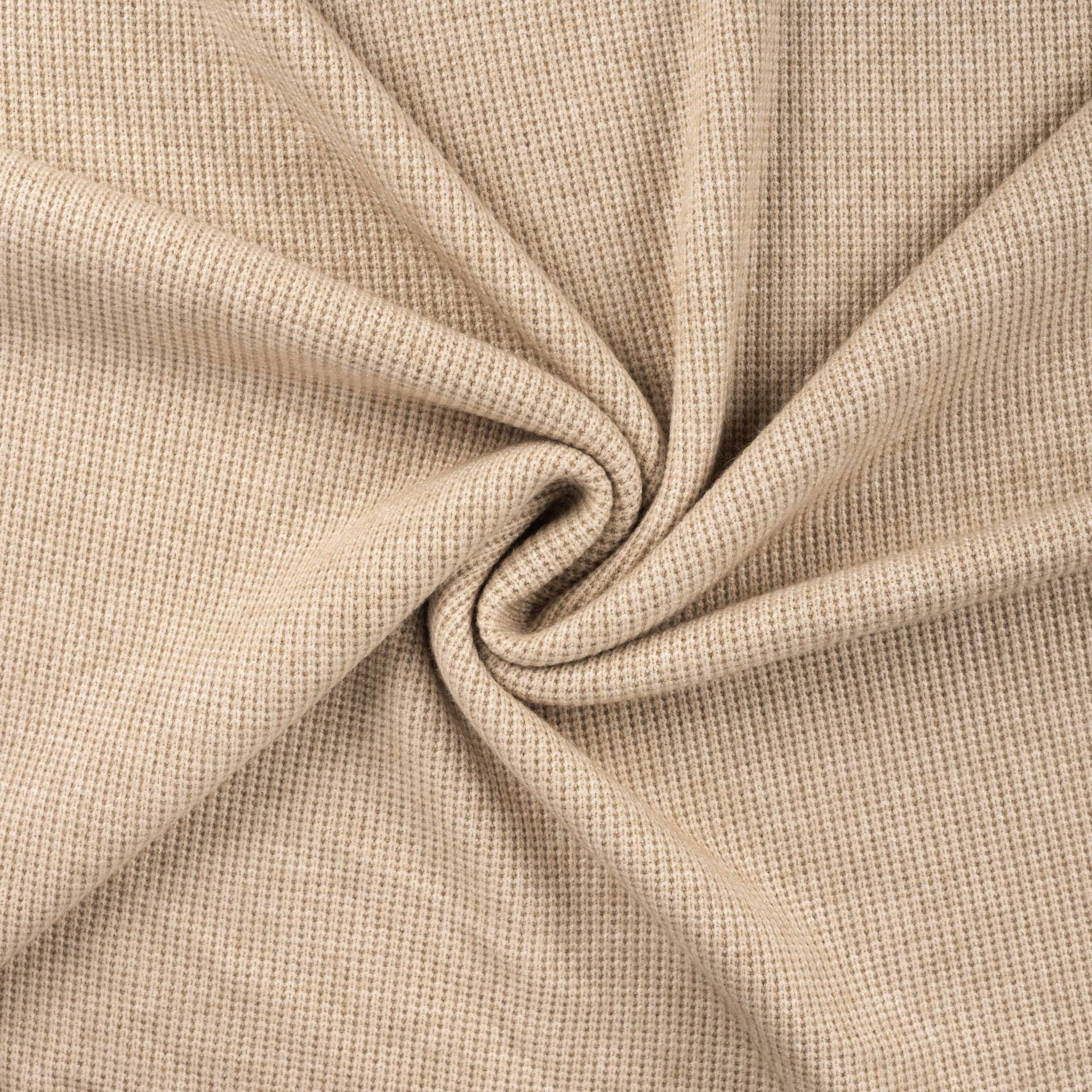 Grobstrickstoff Kelly, beige Grobstrickstoff Kelly, beige von Stoffe Hemmers