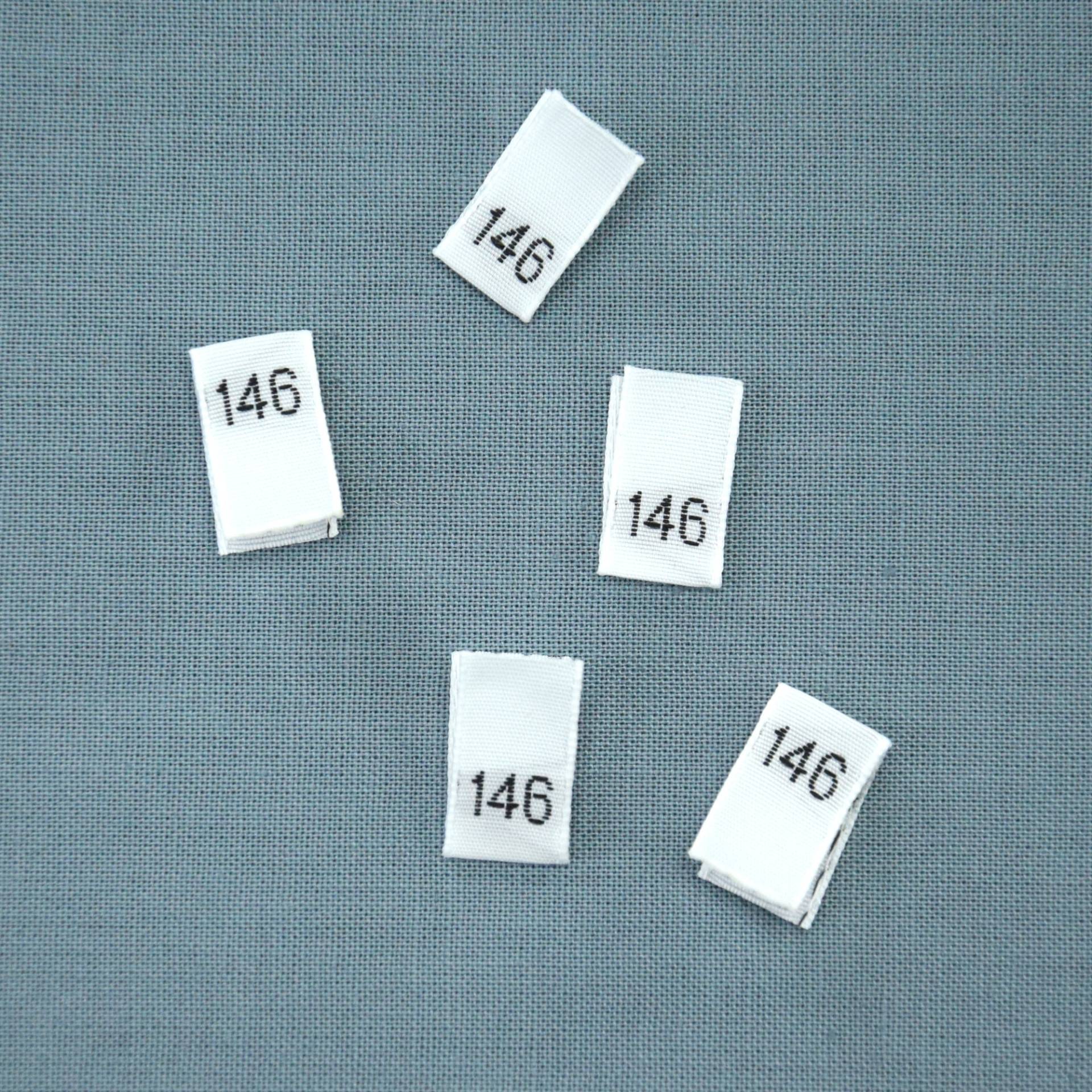 Größenetikett Kinder Gr. 146 von Stoffe Hemmers