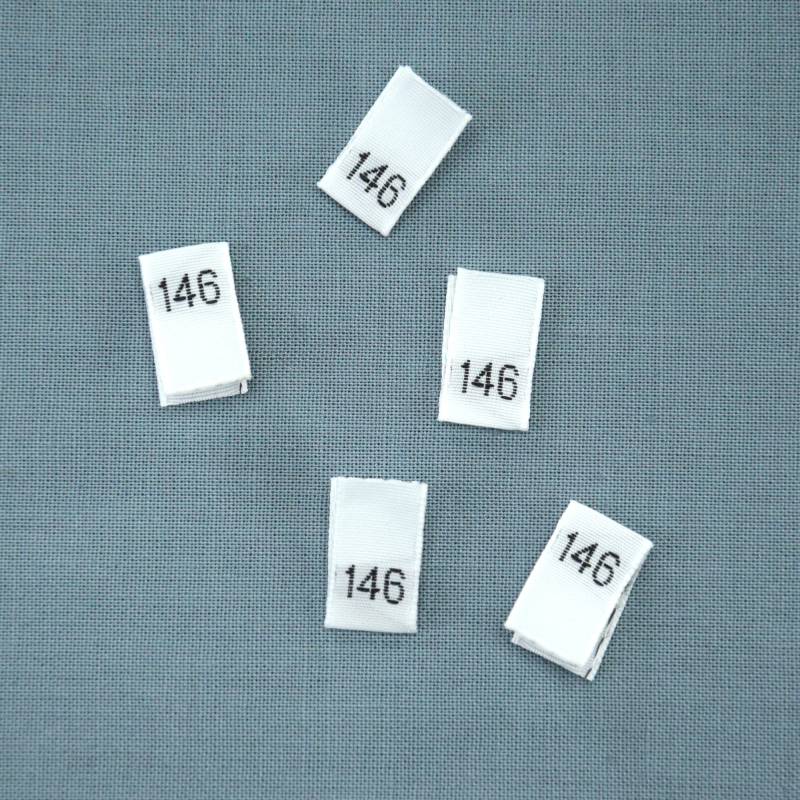 Größenetikett Kinder Gr. 146 von Stoffe Hemmers