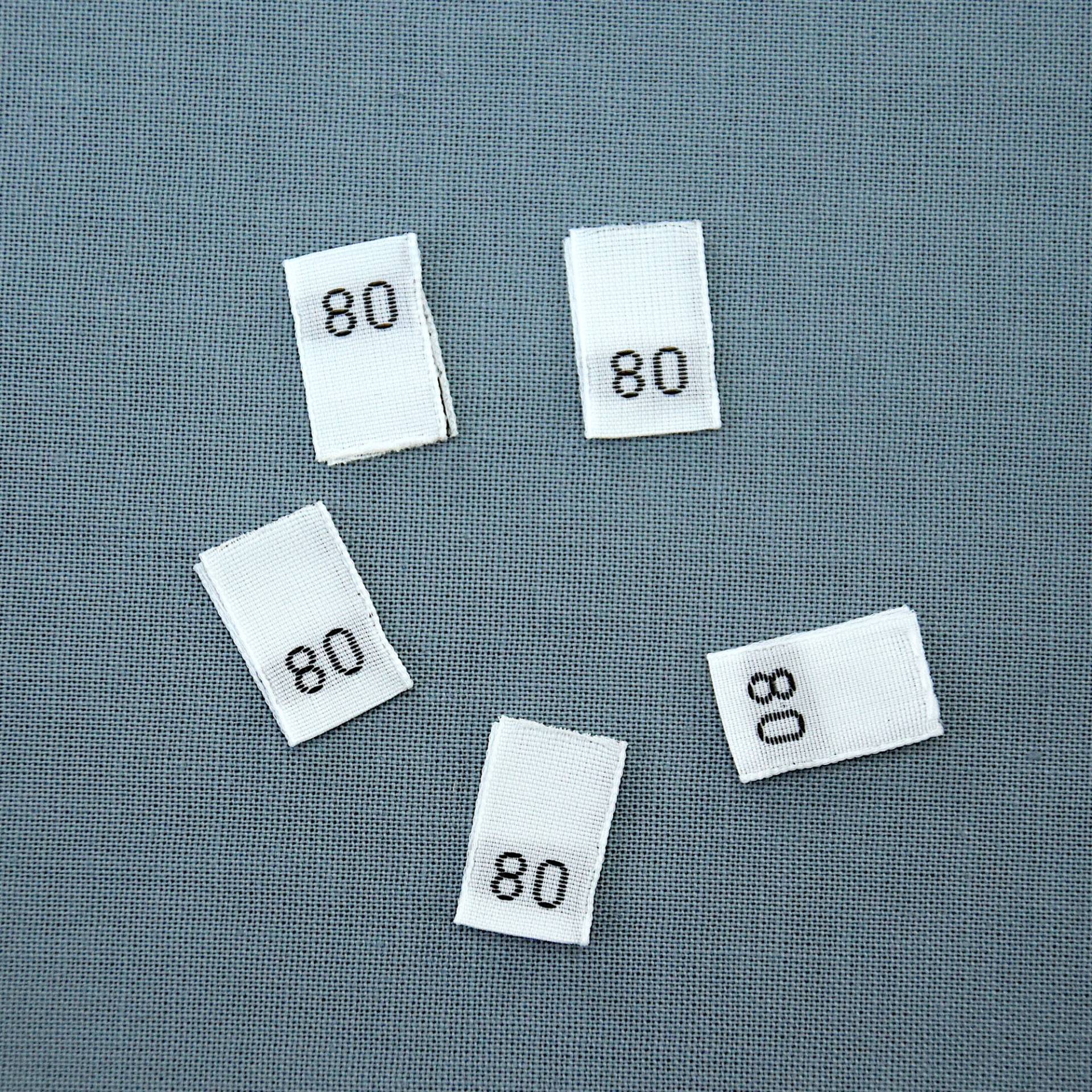 Größenetikett Kinder Gr. 80 von Stoffe Hemmers