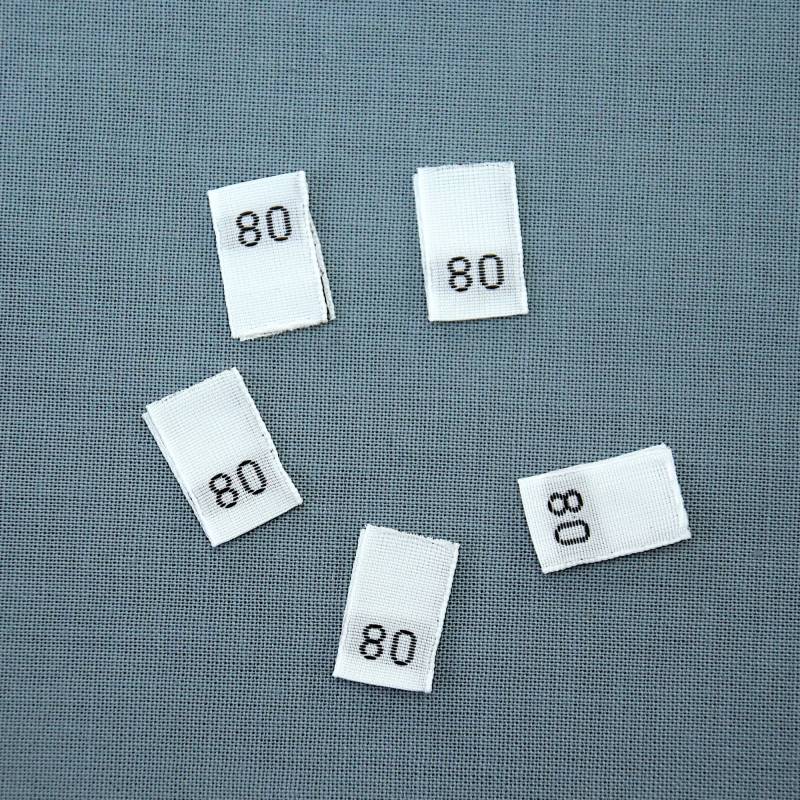 Größenetikett Kinder Gr. 80 von Stoffe Hemmers