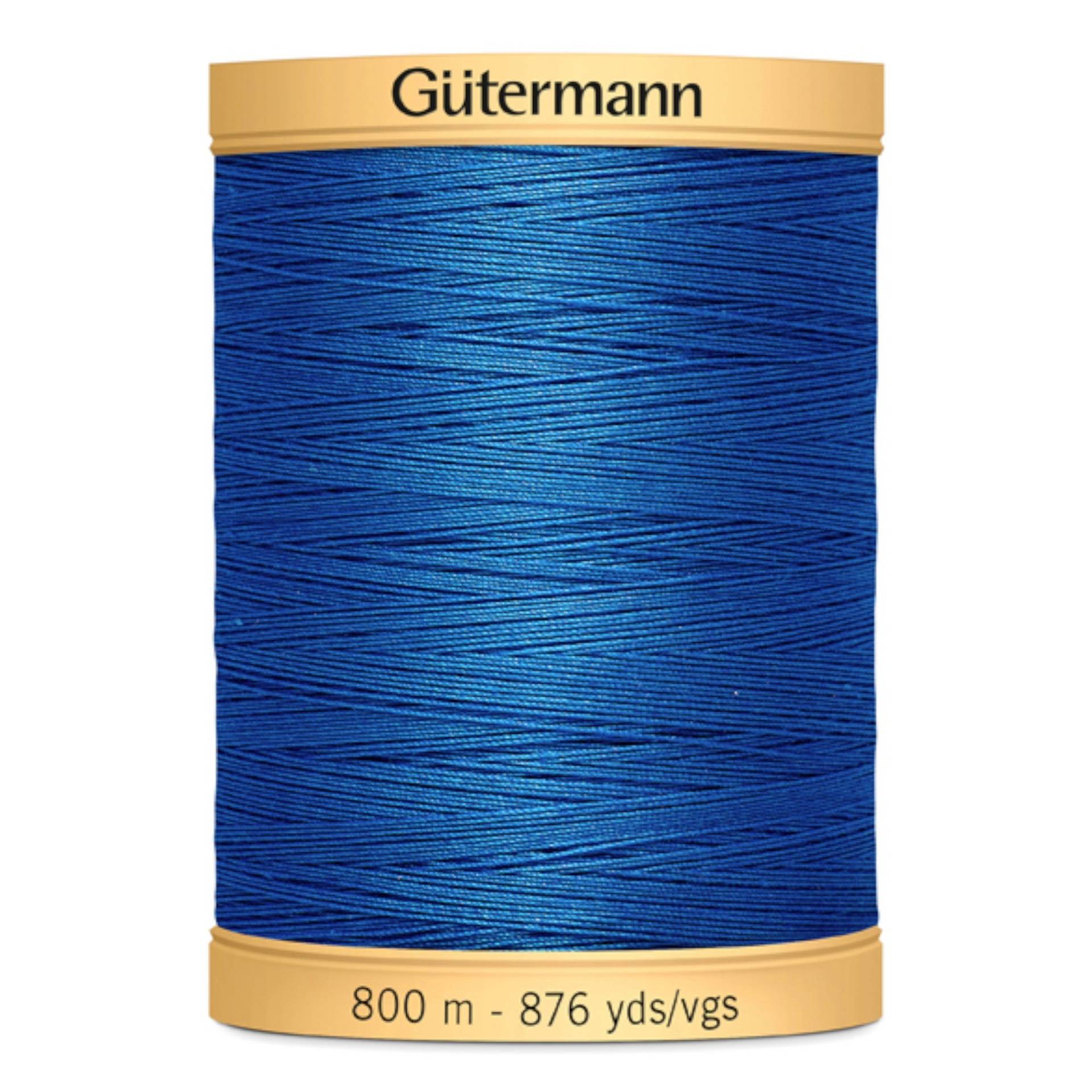 Gütermann C NE 50 Baumwollgarn 800 m, royalblau Gütermann C NE 50 Baumwollgarn 800 m, royalblau von Stoffe Hemmers