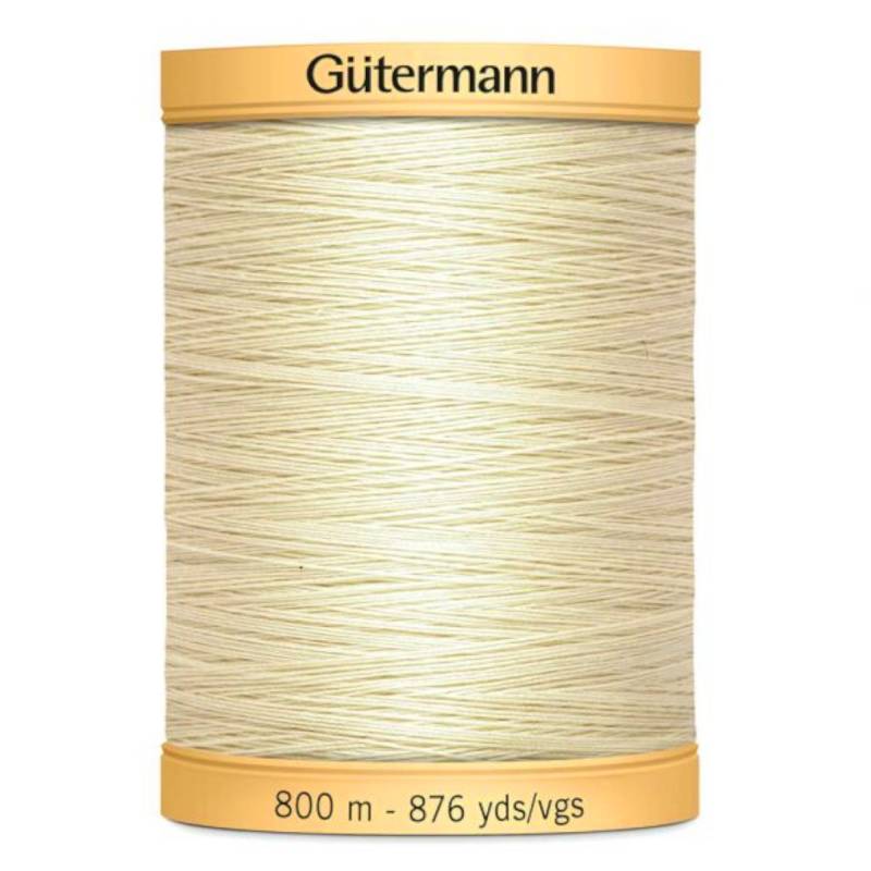 Gütermann C NE 50 Baumwollgarn 800 m, vanille von Stoffe Hemmers