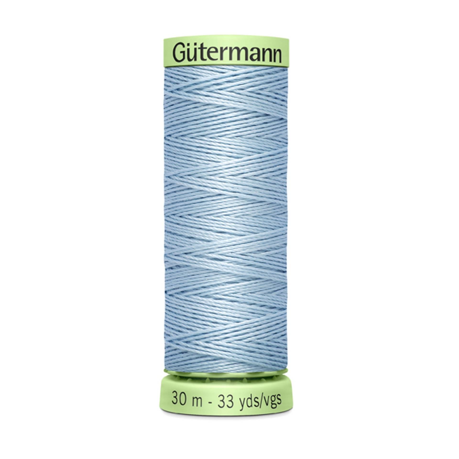 Gütermann Zierstich- und Knopflochgarn (075) himmelblau von Stoffe Hemmers