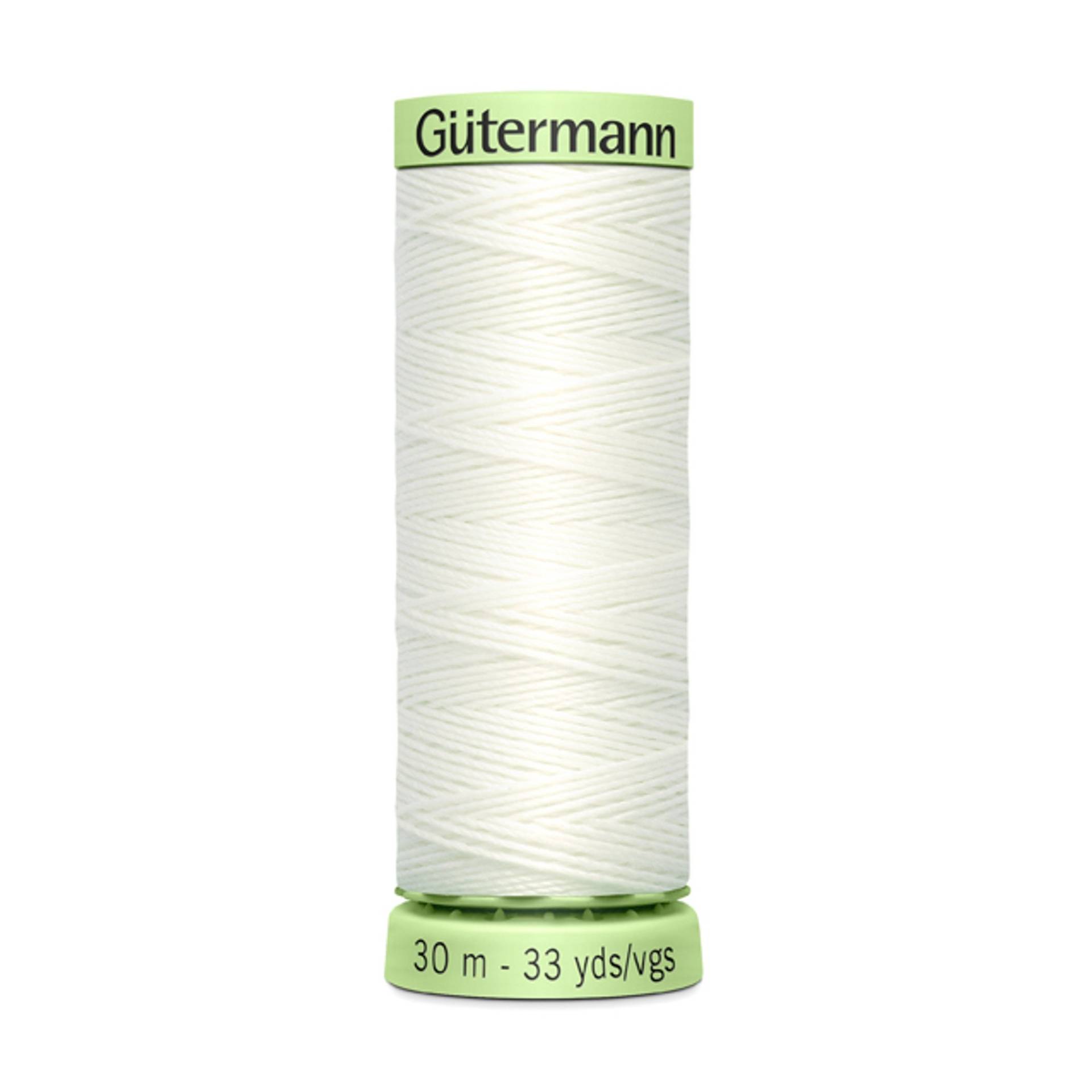 Gütermann Zierstich- und Knopflochgarn (111) wollweiss von Stoffe Hemmers