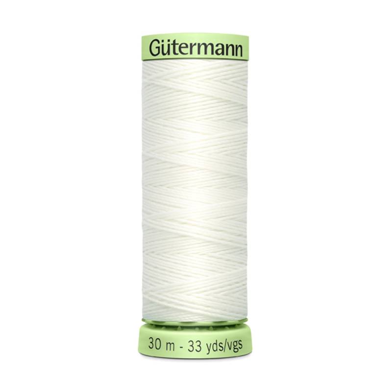Gütermann Zierstich- und Knopflochgarn (111) wollweiss von Stoffe Hemmers