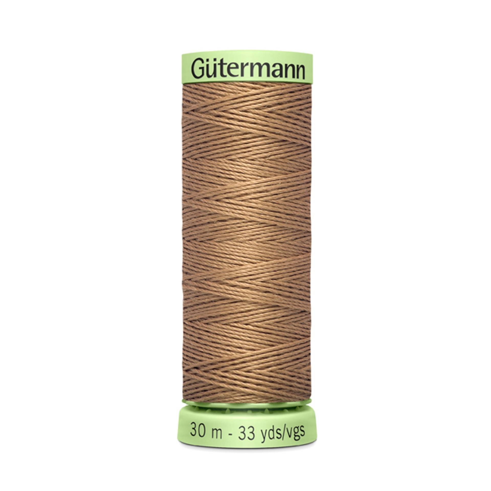 Gütermann Zierstich- und Knopflochgarn (139) blassbraun von Stoffe Hemmers