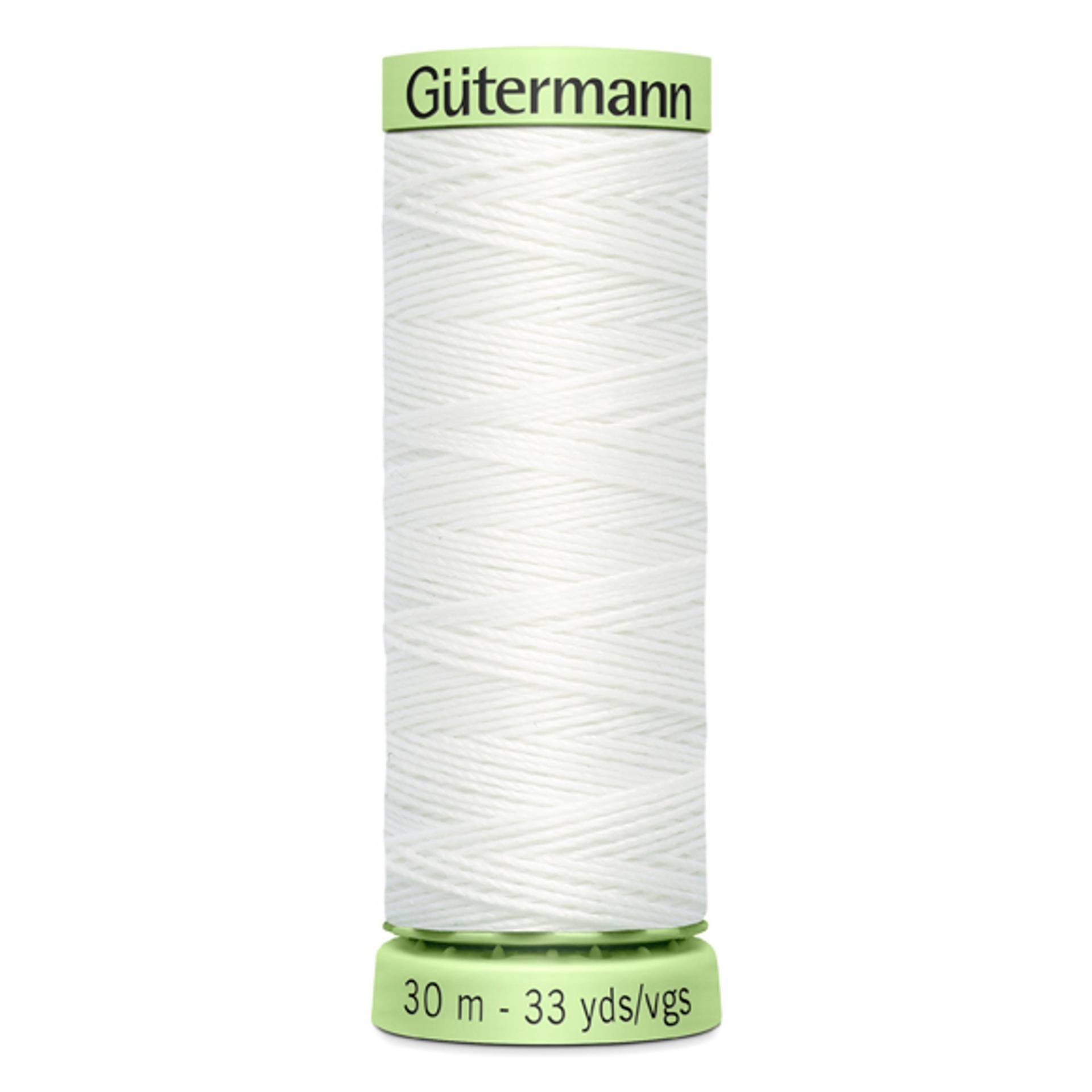 Gütermann Zierstich- und Knopflochgarn (800) weiss von Stoffe Hemmers