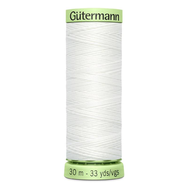 Gütermann Zierstich- und Knopflochgarn (800) weiss von Stoffe Hemmers