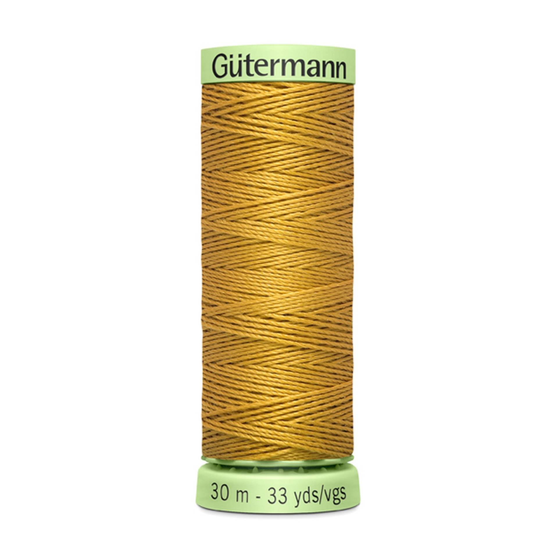 Gütermann Zierstich- und Knopflochgarn (968) goldgelb von Stoffe Hemmers