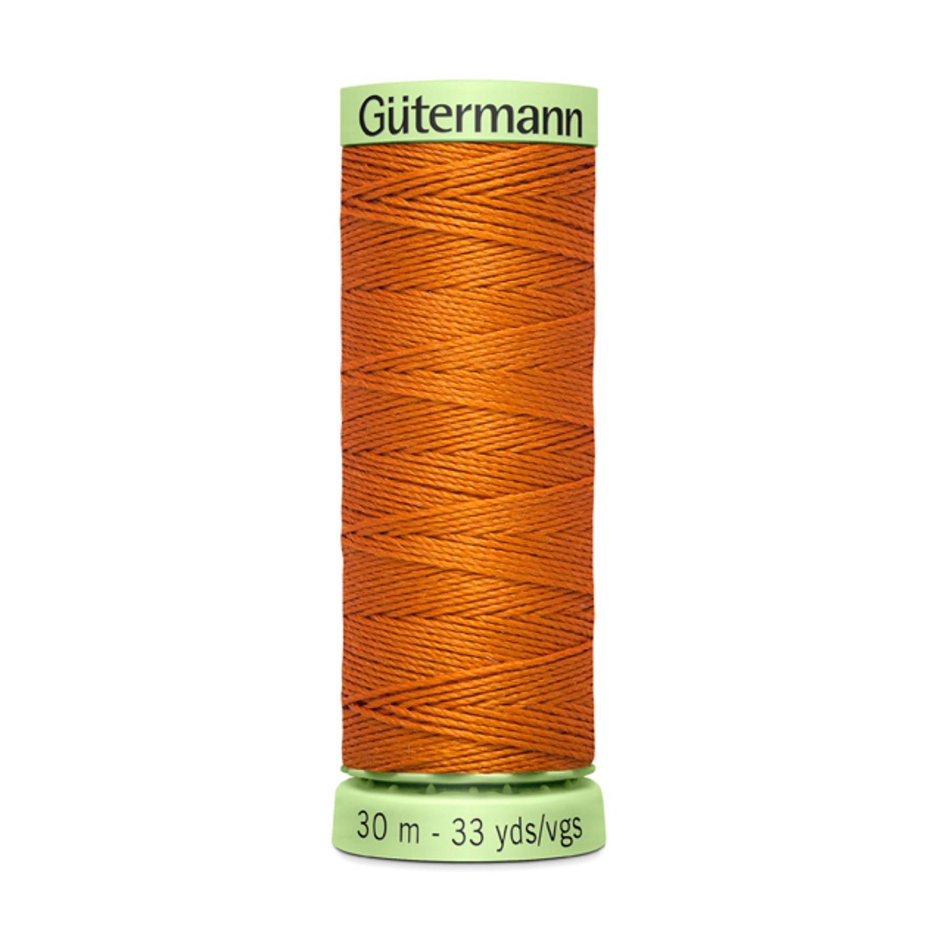 Gütermann Zierstich- und Knopflochgarn (982) dunkelorange von Stoffe Hemmers