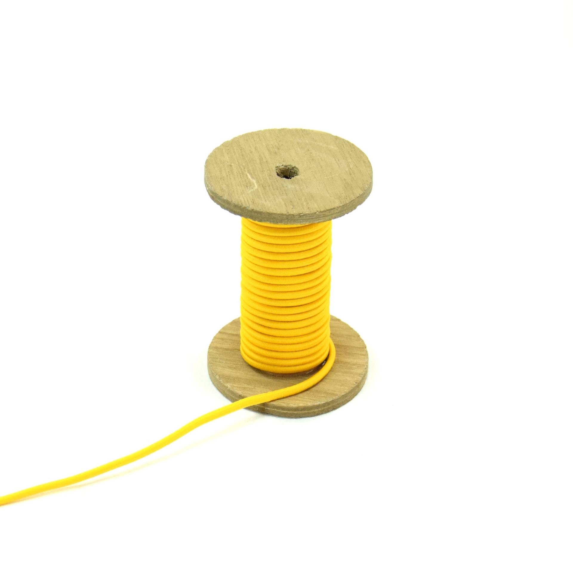 Gummikordel 3mm, gelb Gummikordel 3mm, gelb von Stoffe Hemmers