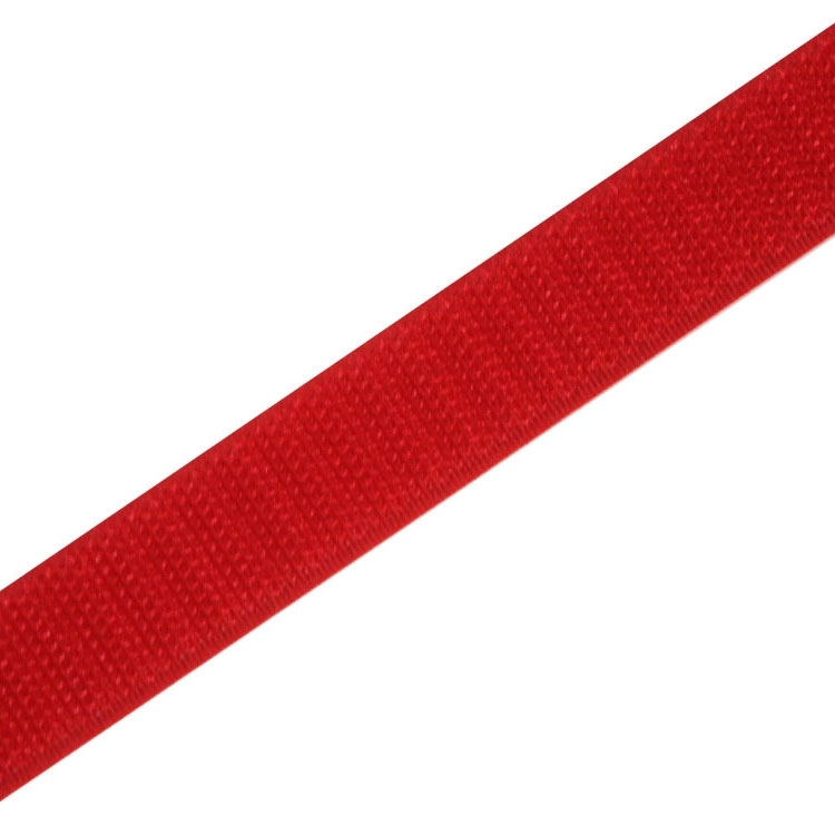 Hakenband, rot 20mm von Stoffe Hemmers