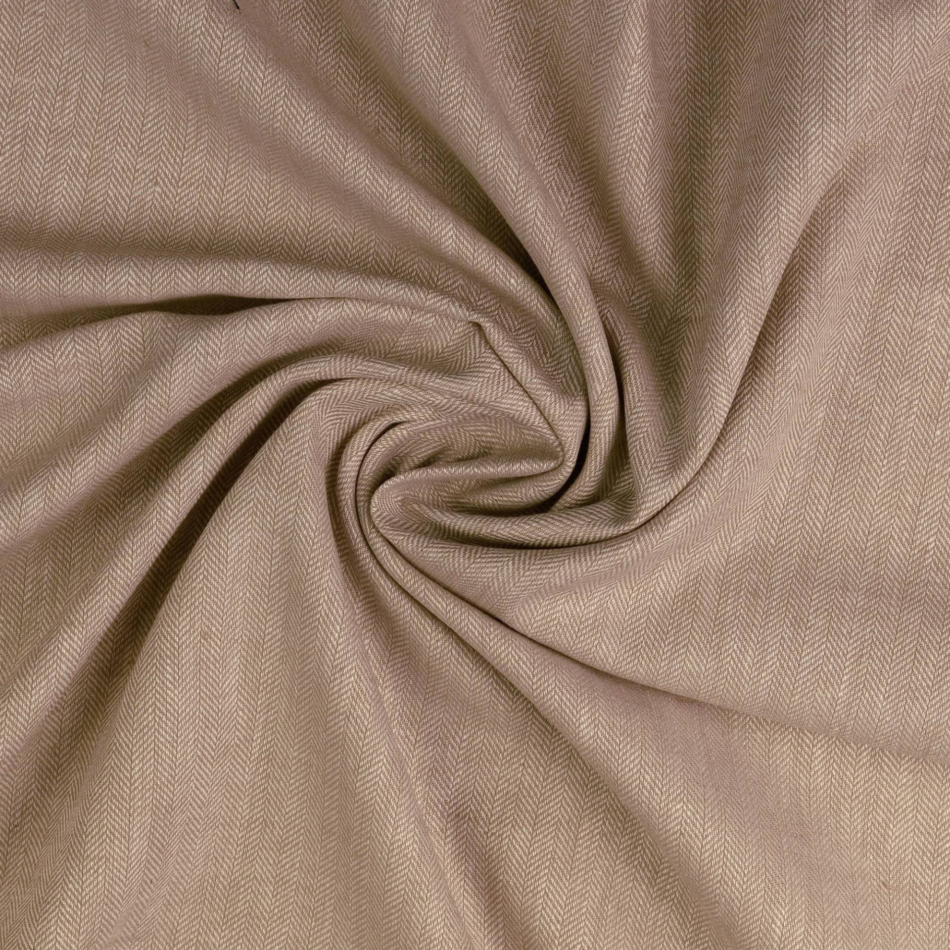 Halbleinen Fischgrat, beige Halbleinen Fischgrat, beige von Stoffe Hemmers