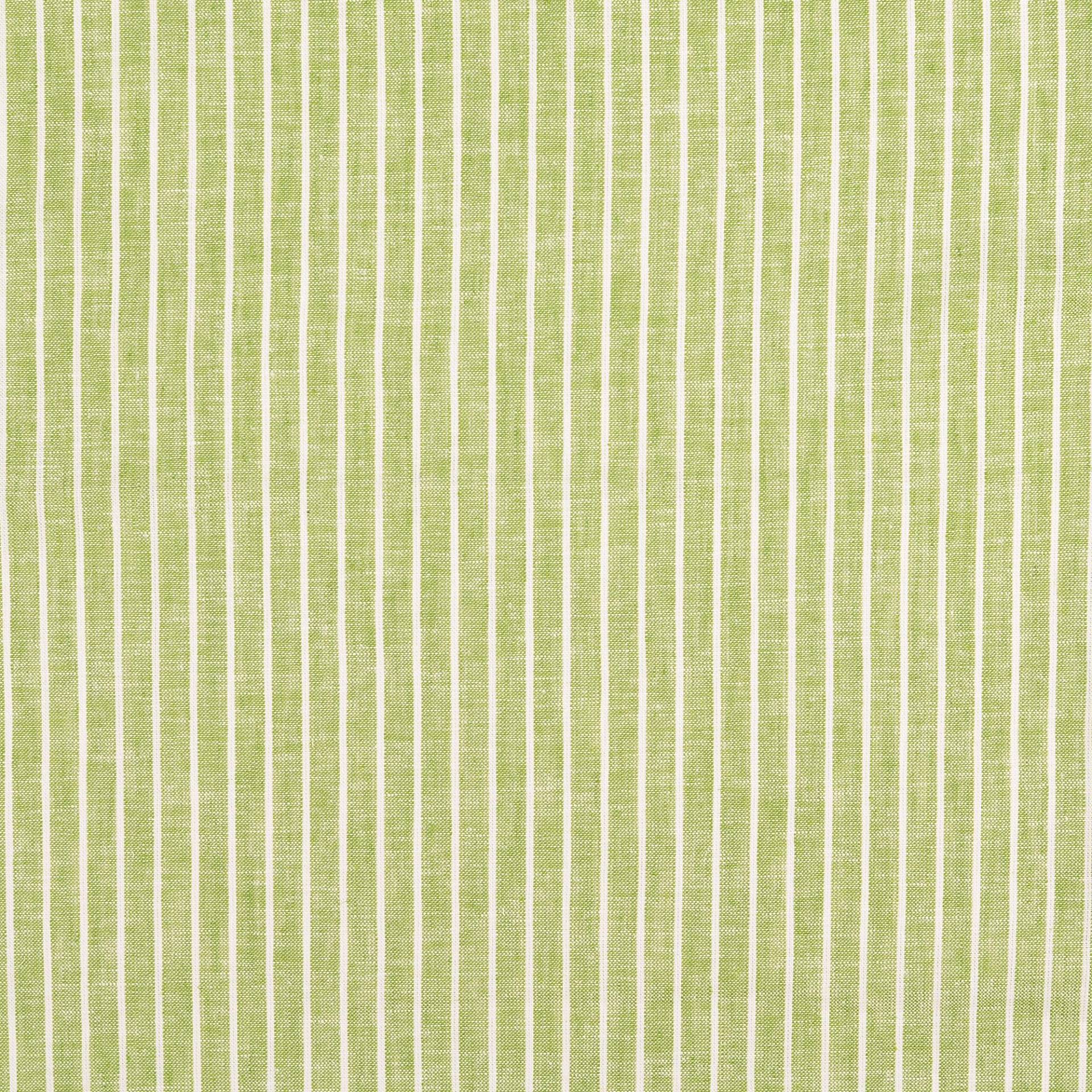 Halbleinen Streifen meliert, grün von Stoffe Hemmers