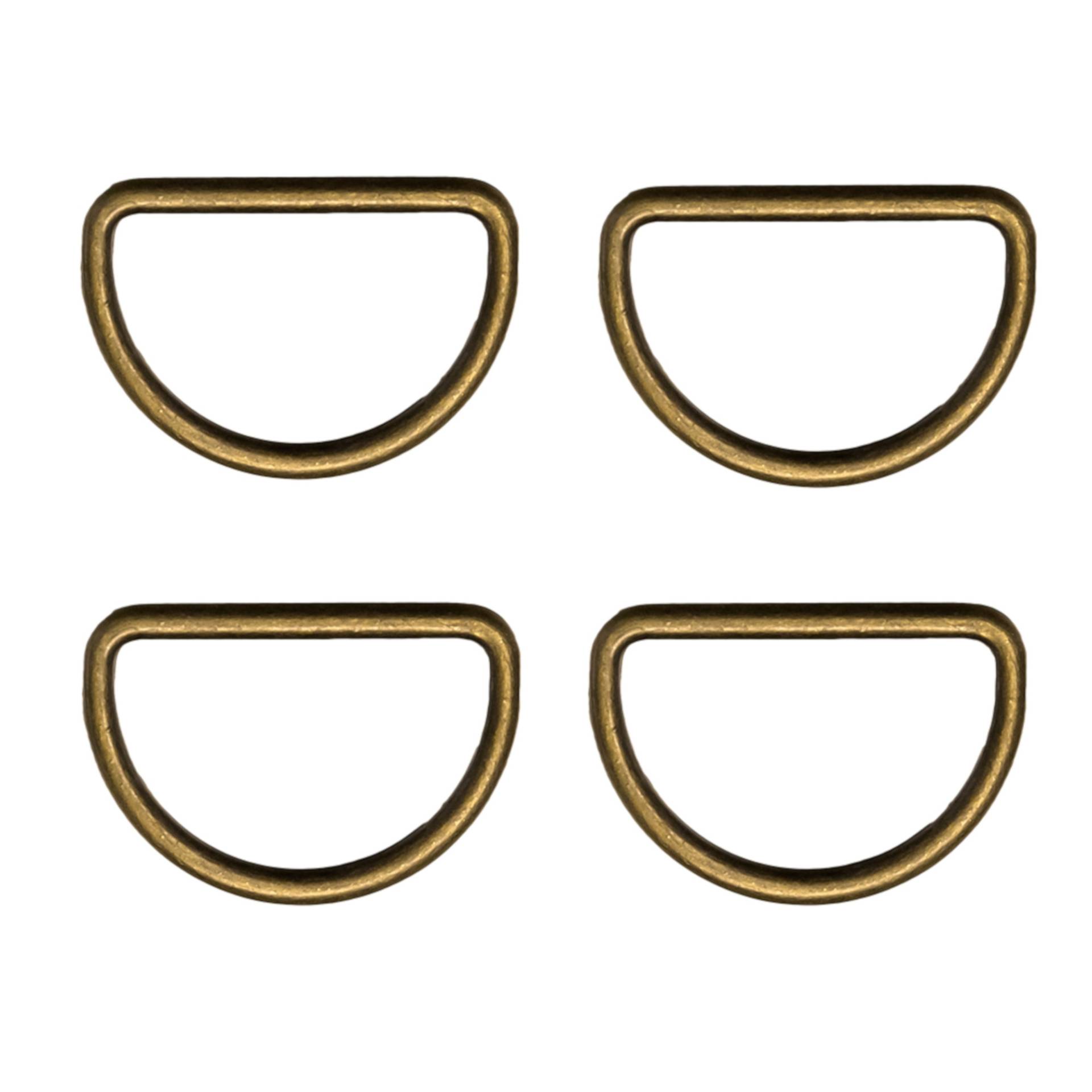 Halbrundring 25 mm, altgold Halbrundring 25 mm, altgold von Stoffe Hemmers