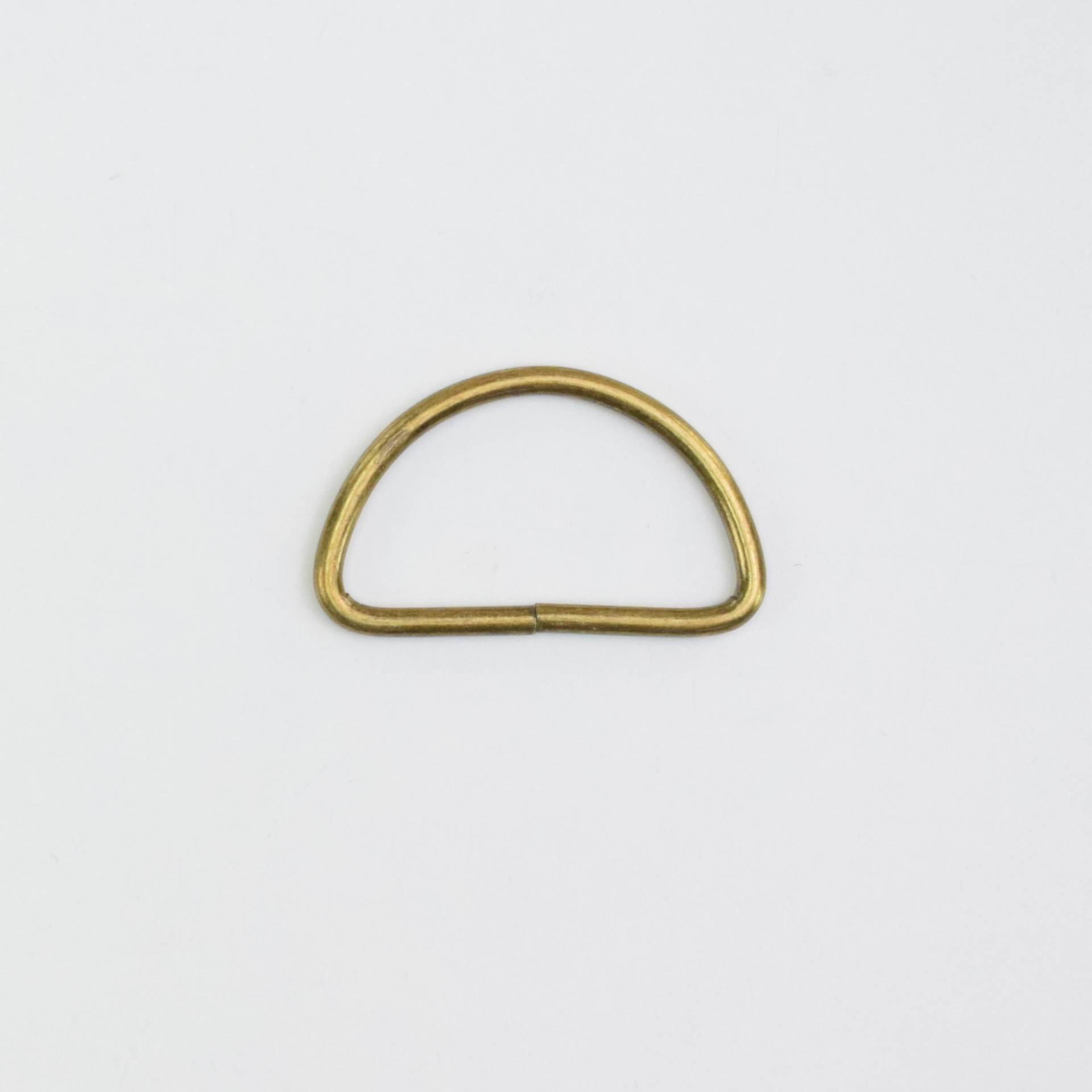Halbrundring 38 mm, altgold von Stoffe Hemmers