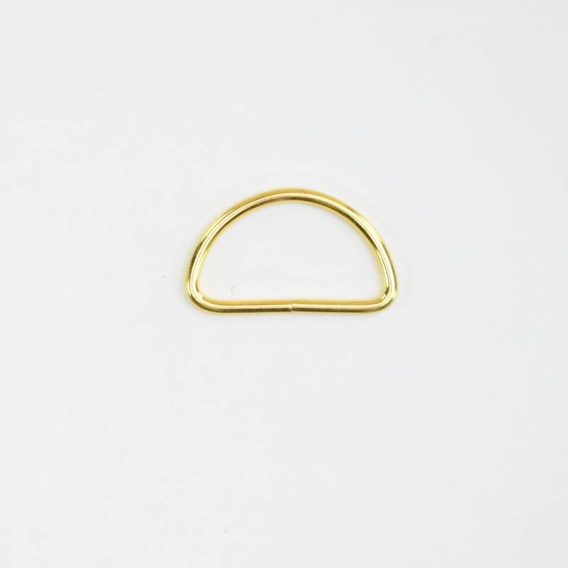 Halbrundring 38 mm, gold von Stoffe Hemmers