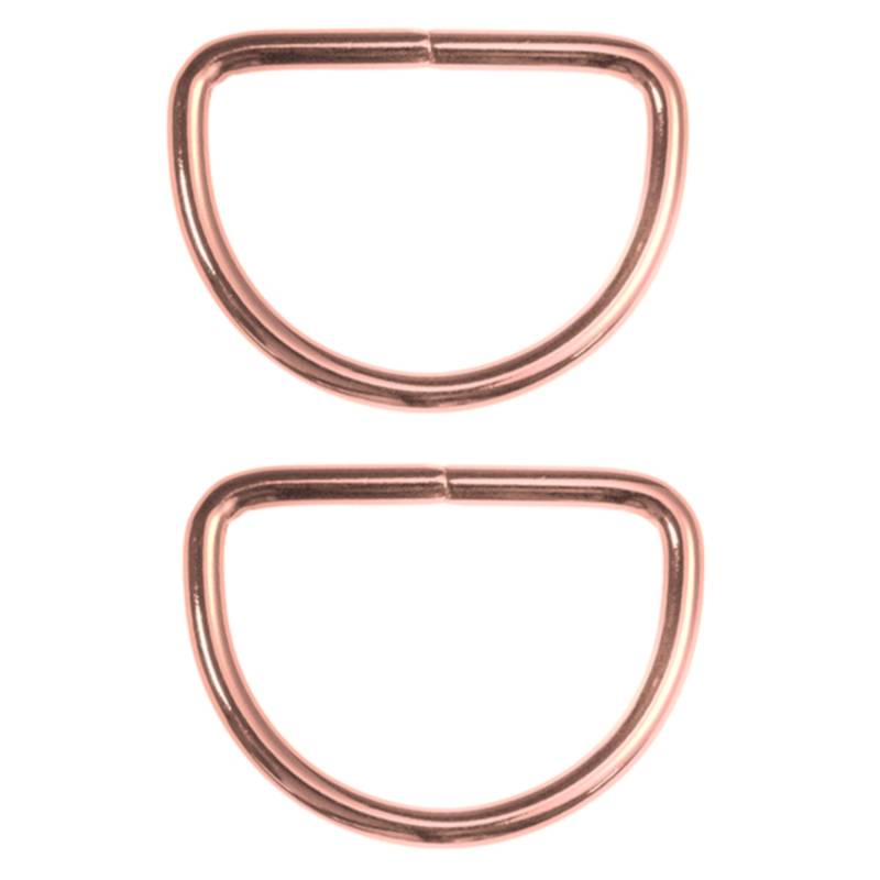Halbrundring 40 mm, roségold von Stoffe Hemmers