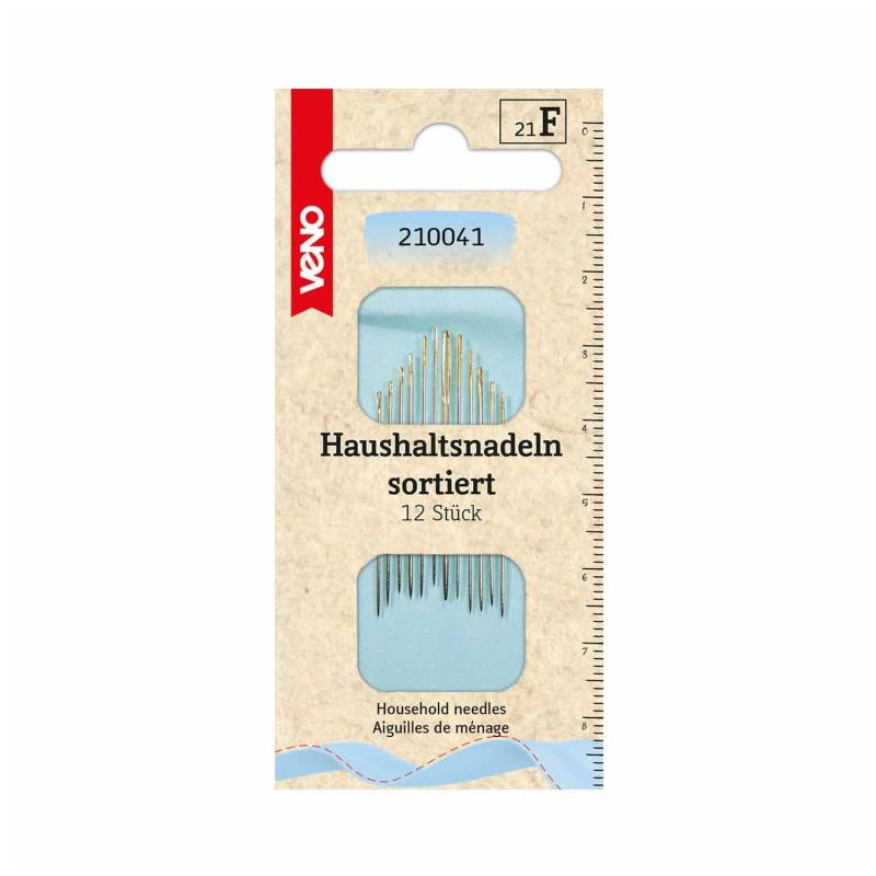 Haushaltsnadeln, sortiert, 12 Stk von Stoffe Hemmers