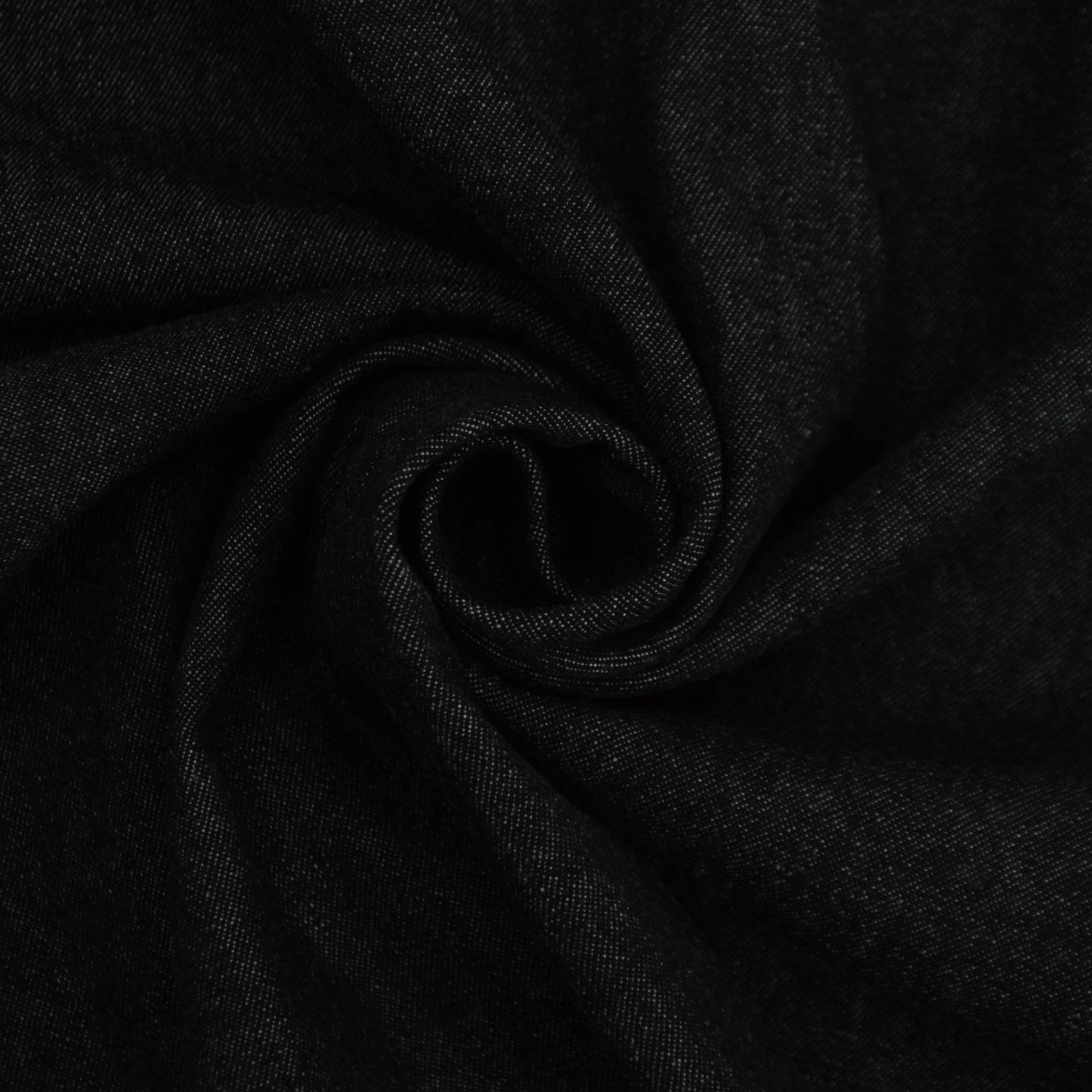 Hemdenjeans schwarz von Stoffe Hemmers