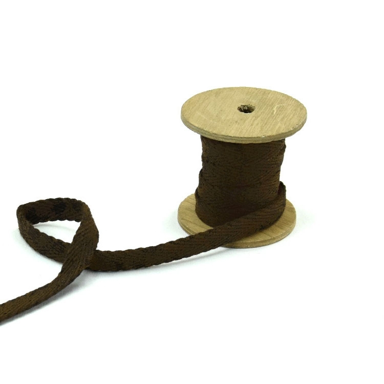 Hoodieband 15 mm, braun von Stoffe Hemmers