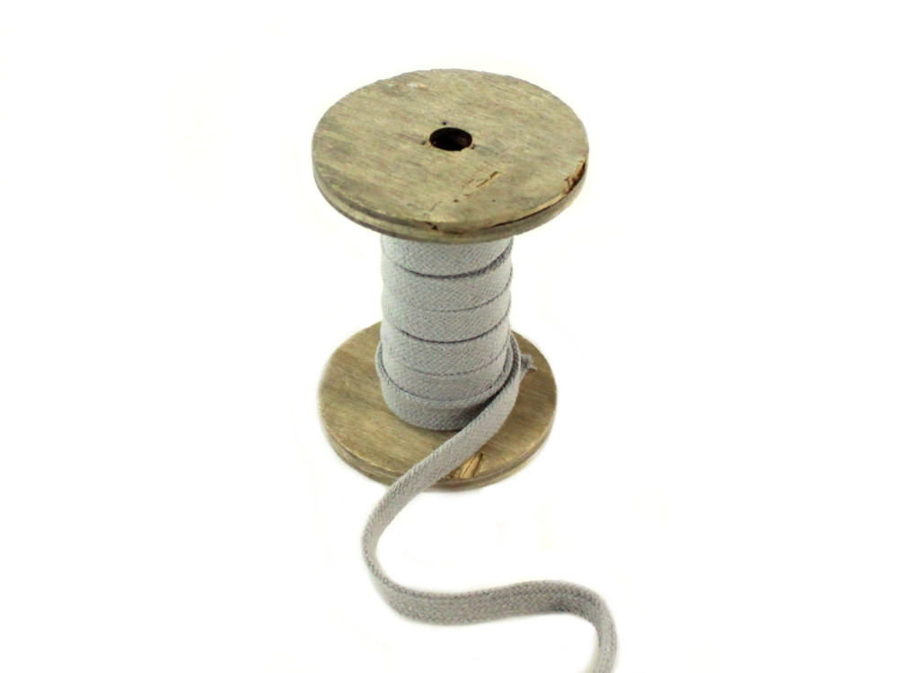 Hoodieband 17mm, hellgrau von Stoffe Hemmers