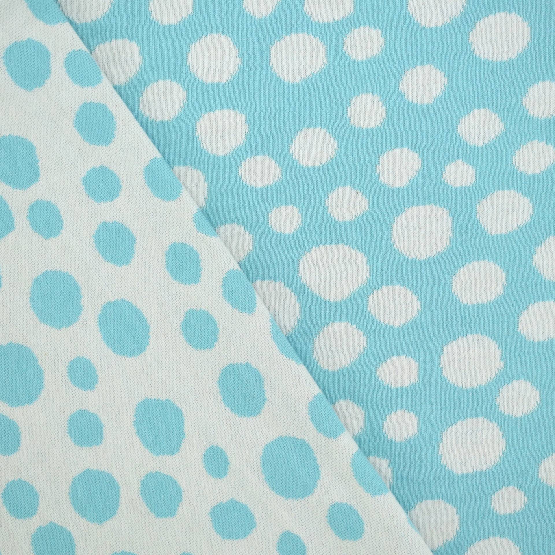 Jacquard Jersey Albstoffe Hamburger Liebe Queen of Hearts Pop of Love, mint von Stoffe Hemmers