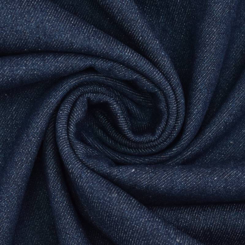 Jeansstoff Classic, dunkelblau von Stoffe Hemmers