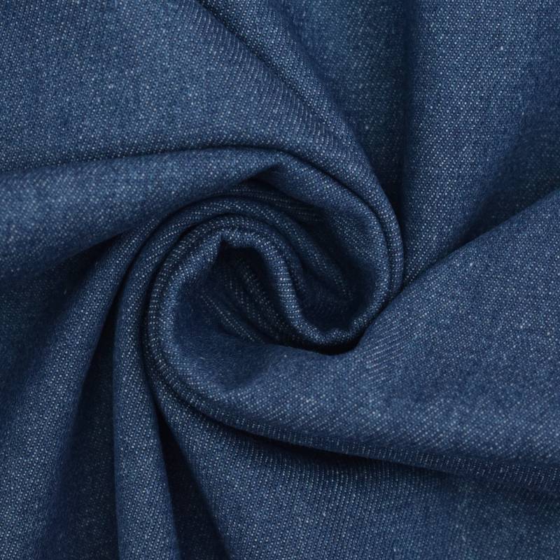 Jeansstoff Classic, jeansblau von Stoffe Hemmers