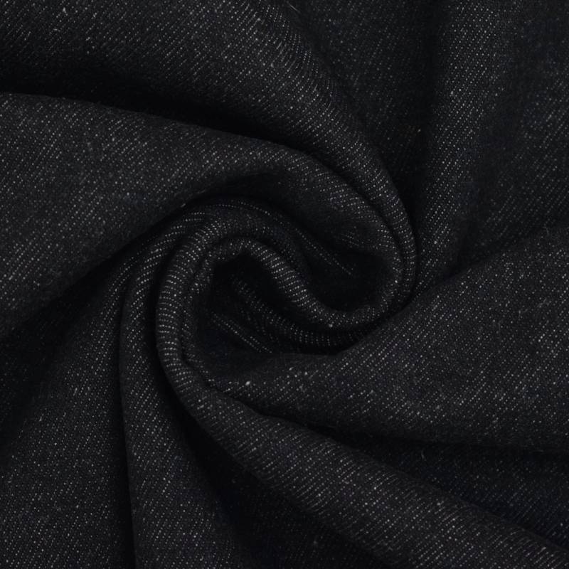 Jeansstoff Classic, schwarz von Stoffe Hemmers