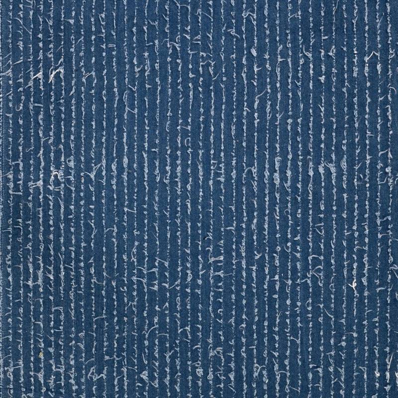 Jeansstoff Fancy Stripes, mittelblau Jeansstoff Fancy Stripes, mittelblau von Stoffe Hemmers