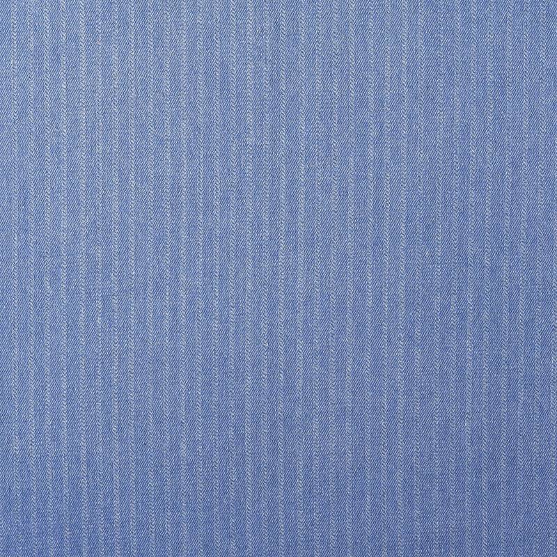 Jeansstoff Nadelstreifen, hellblau von Stoffe Hemmers