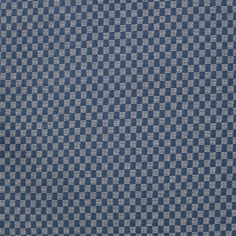 Jeansstoff Squares, mittelblau von Stoffe Hemmers