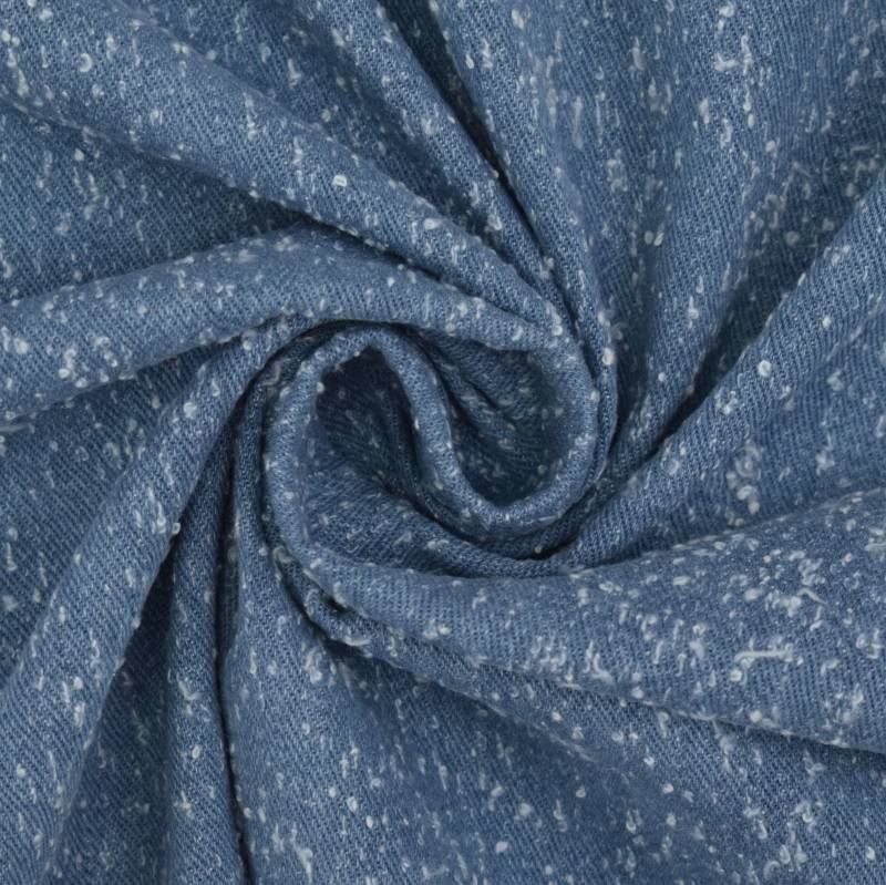 Jeansstoff Used Look, mittelblau von Stoffe Hemmers