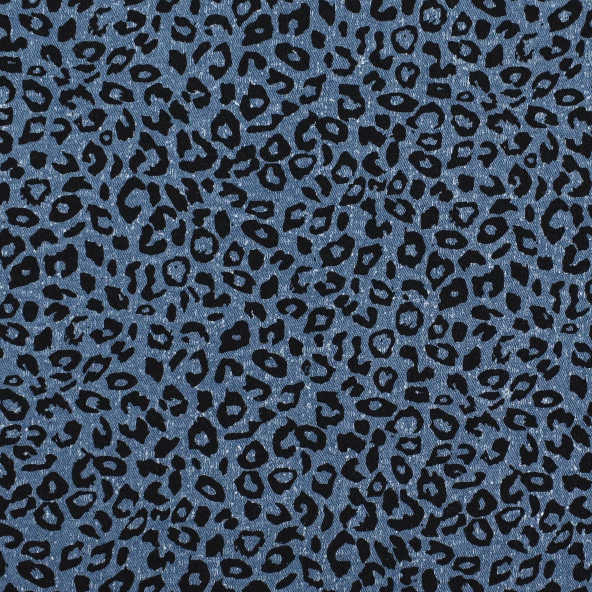 Jeansstoff Used Look Leo, jeansblau von Stoffe Hemmers