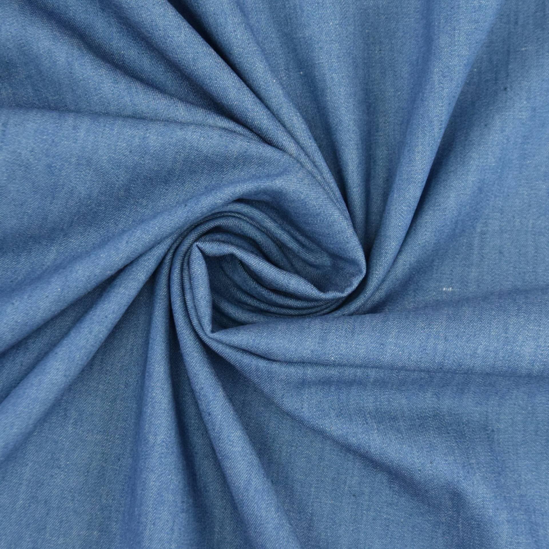 Jeansstoff leicht Uni, hellblau Jeansstoff leicht Uni, hellblau von Stoffe Hemmers