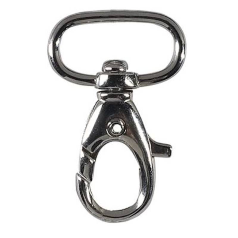 Karabinerhaken 20 mm, silber von Stoffe Hemmers
