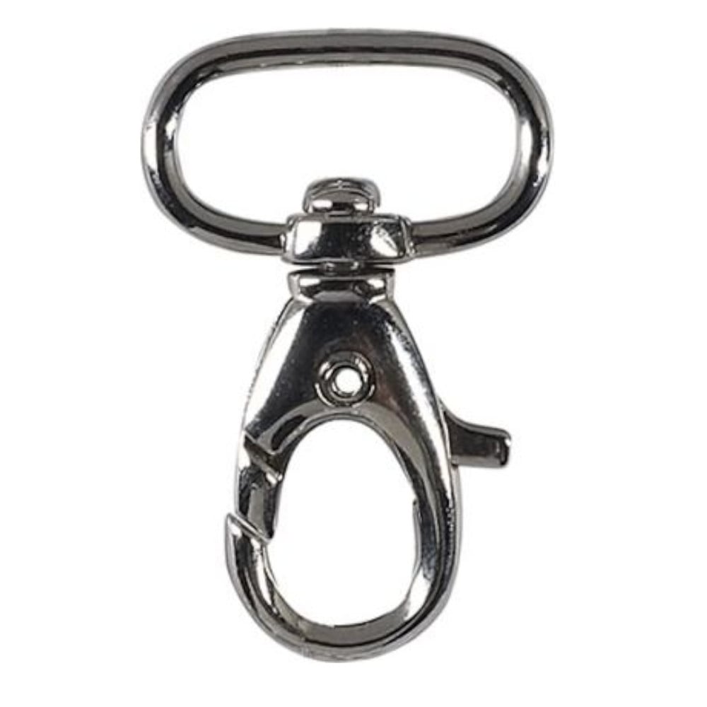 Karabinerhaken 20 mm, silber Karabinerhaken 20 mm, silber von Stoffe Hemmers