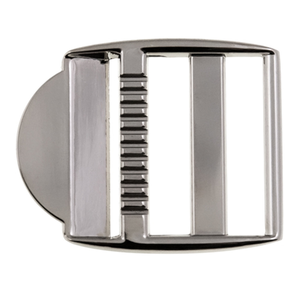 Klemm-Leiterschnallen, Metall 30 mm, silber Klemm-Leiterschnallen, Metall 30 mm, silber von Stoffe Hemmers