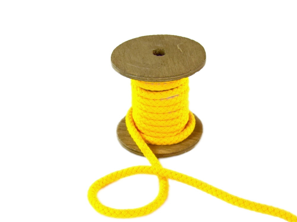 Kordel 6 mm, orangegelb von Stoffe Hemmers