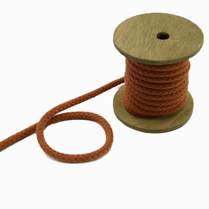 Kordel 6 mm, terracotta von Stoffe Hemmers