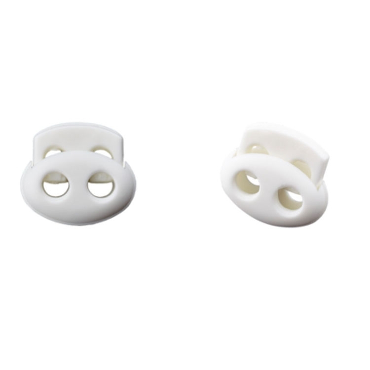 Kordelstopper, weiss 15 mm Kordelstopper, weiss 15 mm von Stoffe Hemmers
