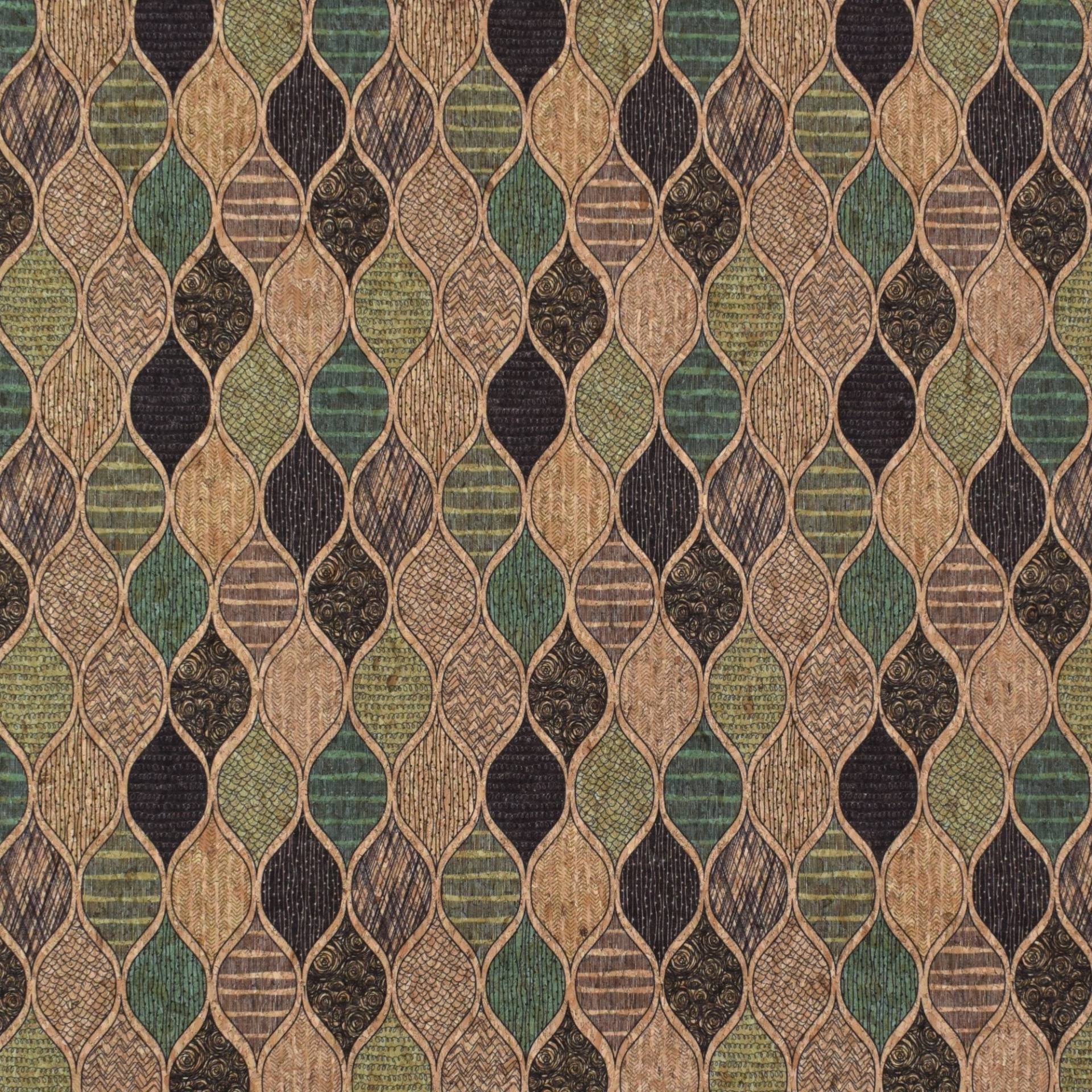 Korkstoff Abschnitt Elypses, 65 x 50 cm Korkstoff Abschnitt Elypses, 65 x 50 cm von Stoffe Hemmers