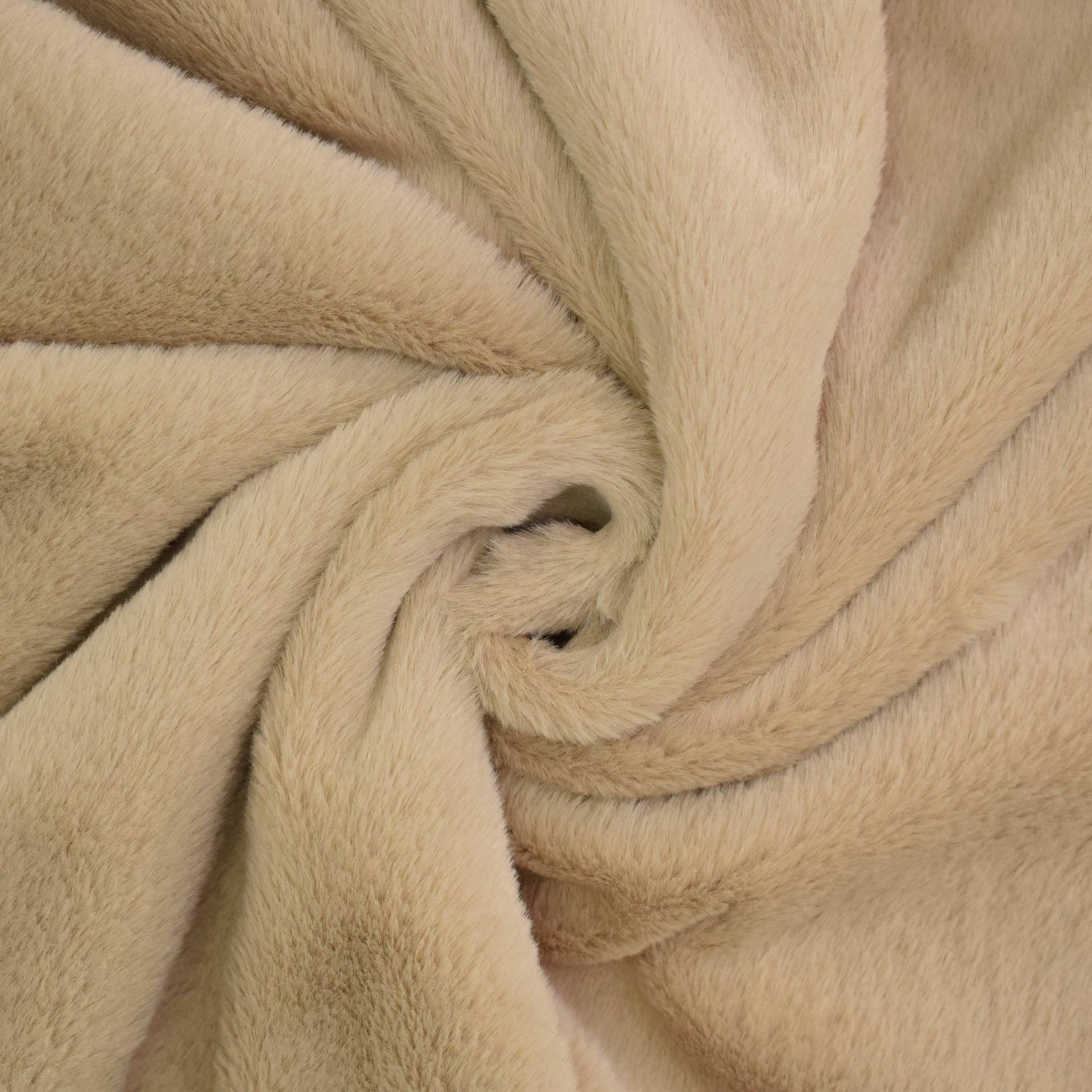 Kunstfell, beige Kunstfell, beige von Stoffe Hemmers