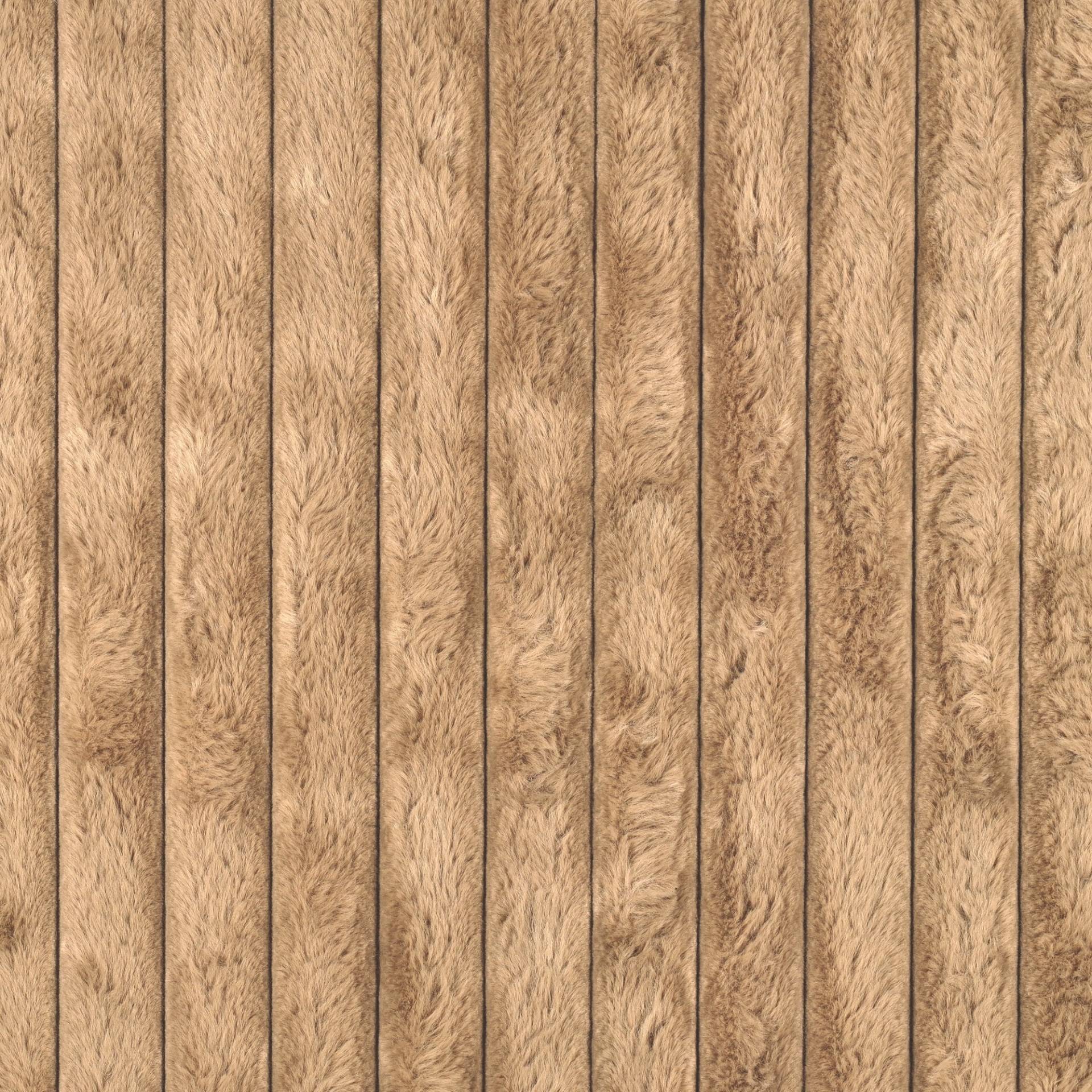 Kunstfell Streifen, hellbraun von Stoffe Hemmers