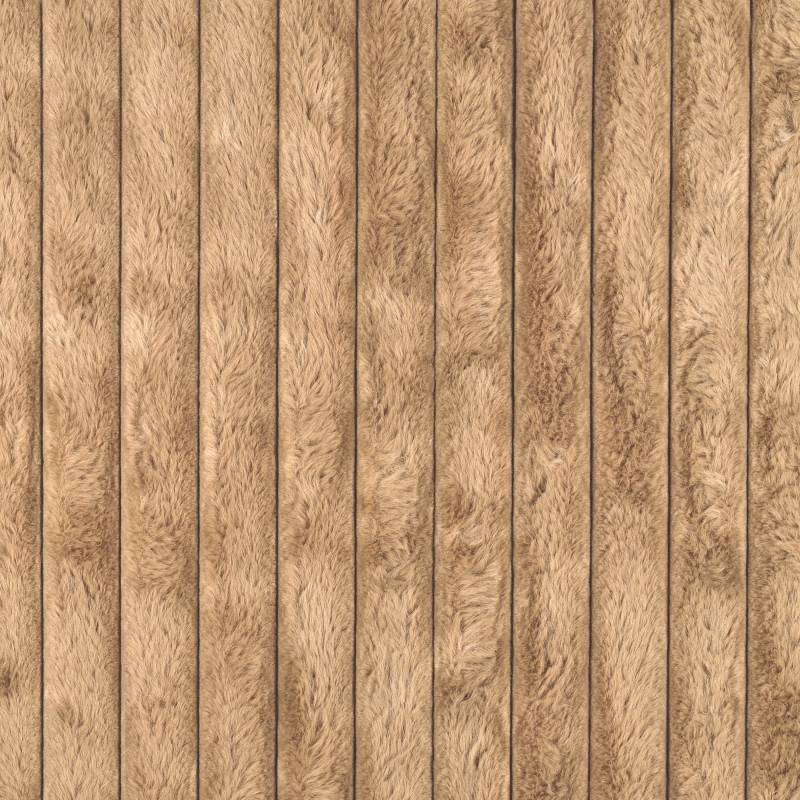 Kunstfell Streifen, hellbraun Kunstfell Streifen, hellbraun von Stoffe Hemmers