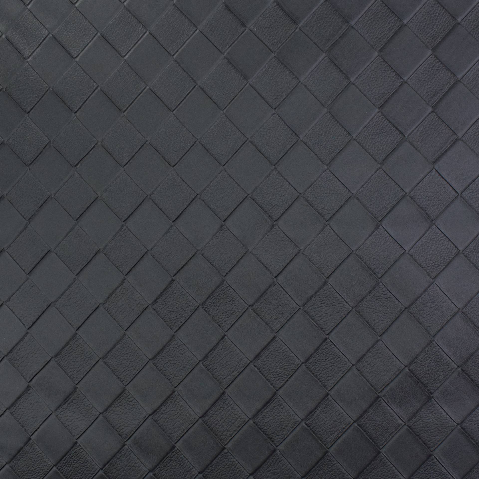 Lederimitat Diamond, schwarz von Stoffe Hemmers