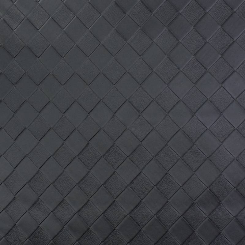Lederimitat Diamond, schwarz von Stoffe Hemmers